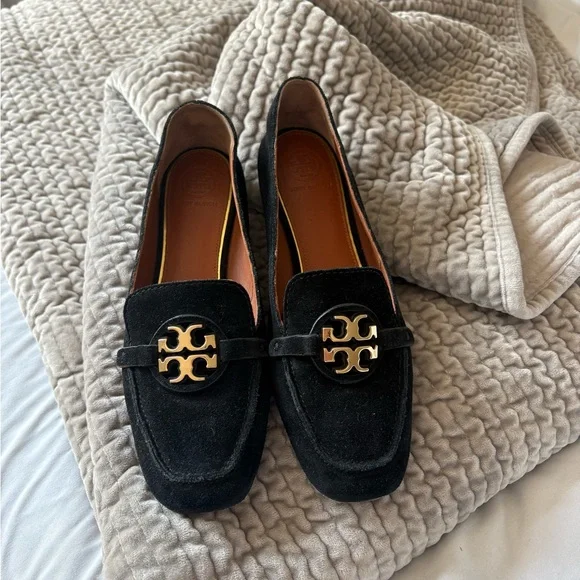 Tory Burch Shoes Tory Burch Black Suede Loafers Poshmark